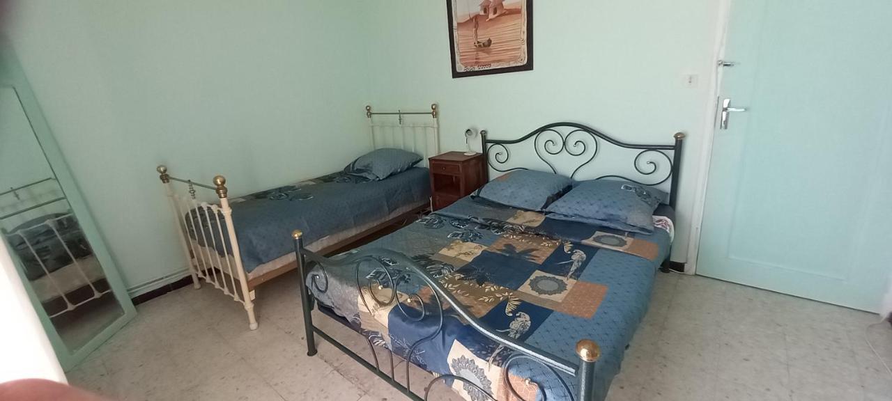 "Maison Fi", Mer Et Centre A 2 Pas,3 Chambres Privees, Parties Communes, Maison Des Annees 80 Jardin Arbore Valras-Plage Luaran gambar